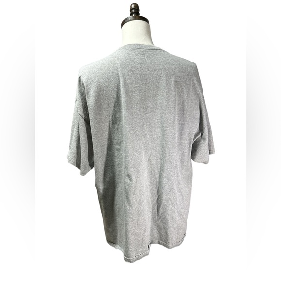 Champion Script logo graphic print Gray Short Sleeve T-Shirt 3XL Men’s - Picture 3 of 6